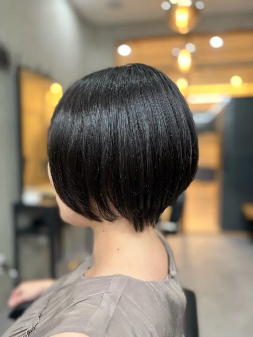 ショート カラー ショートヘア トリートメント カット ヘアカラー かわうち れなのヘアスタイル