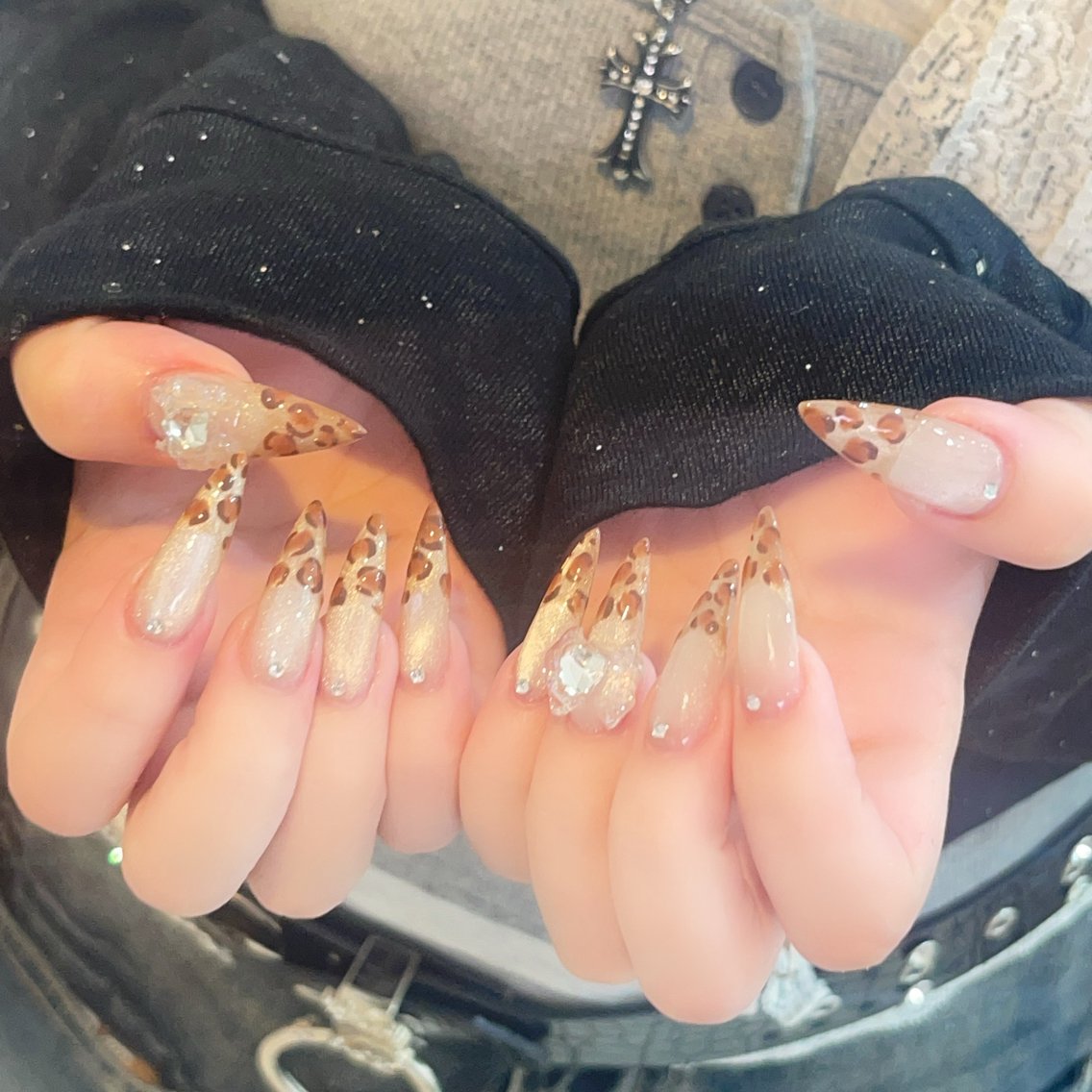 ロング 韓国風ヘア ロング ハンドネイル ハンドケア CHIBI NAIL SALON 船橋のネイルデザイン