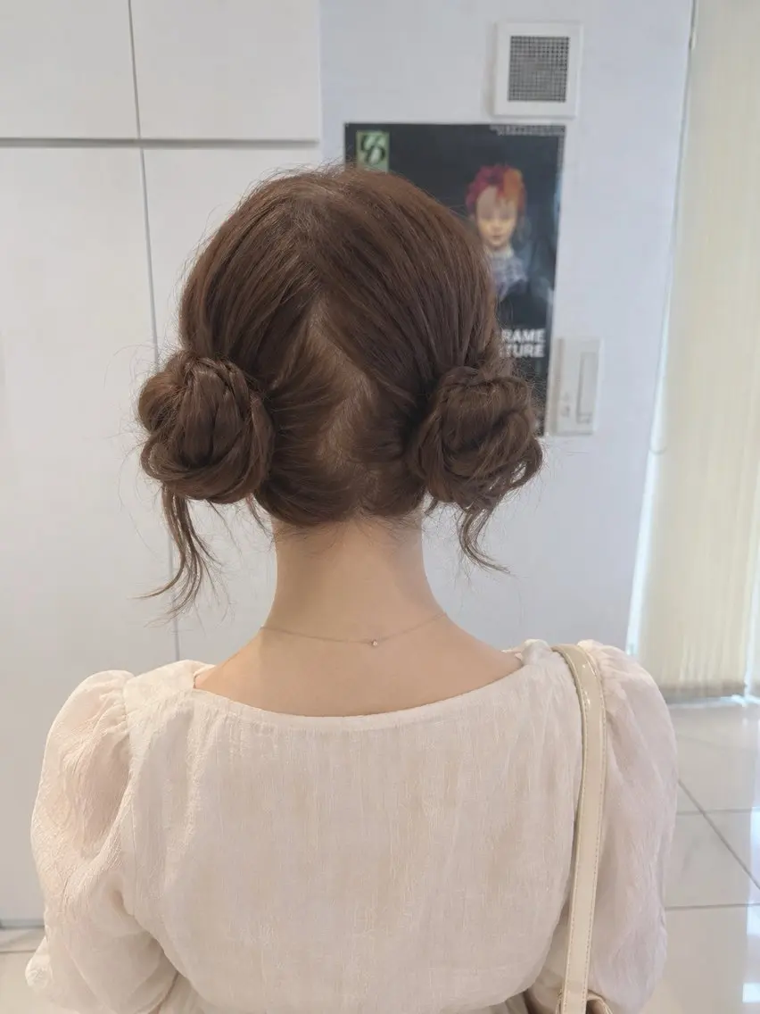 ロング ヘアセット ももか💖お得に! 艶モテ/透明感♡のヘアスタイル