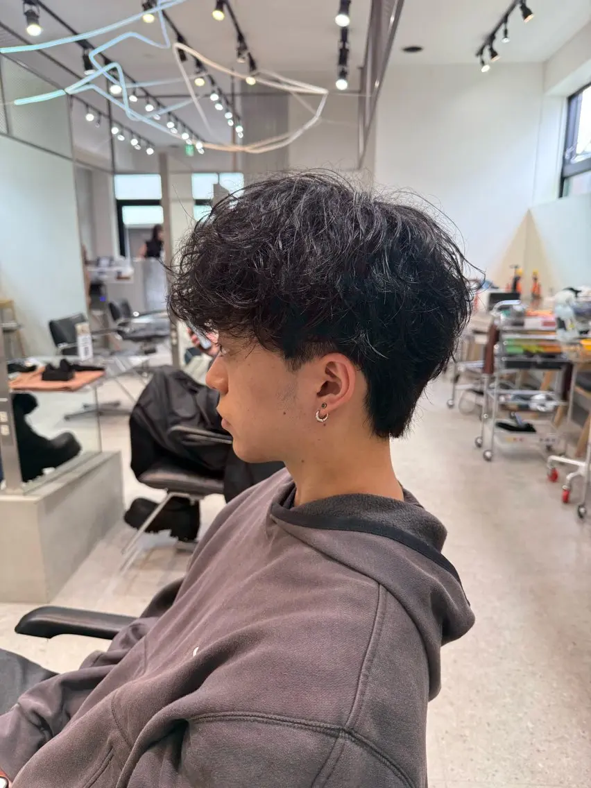 パーマ メンズ 当日予約⭕️ 太田のヘアスタイル