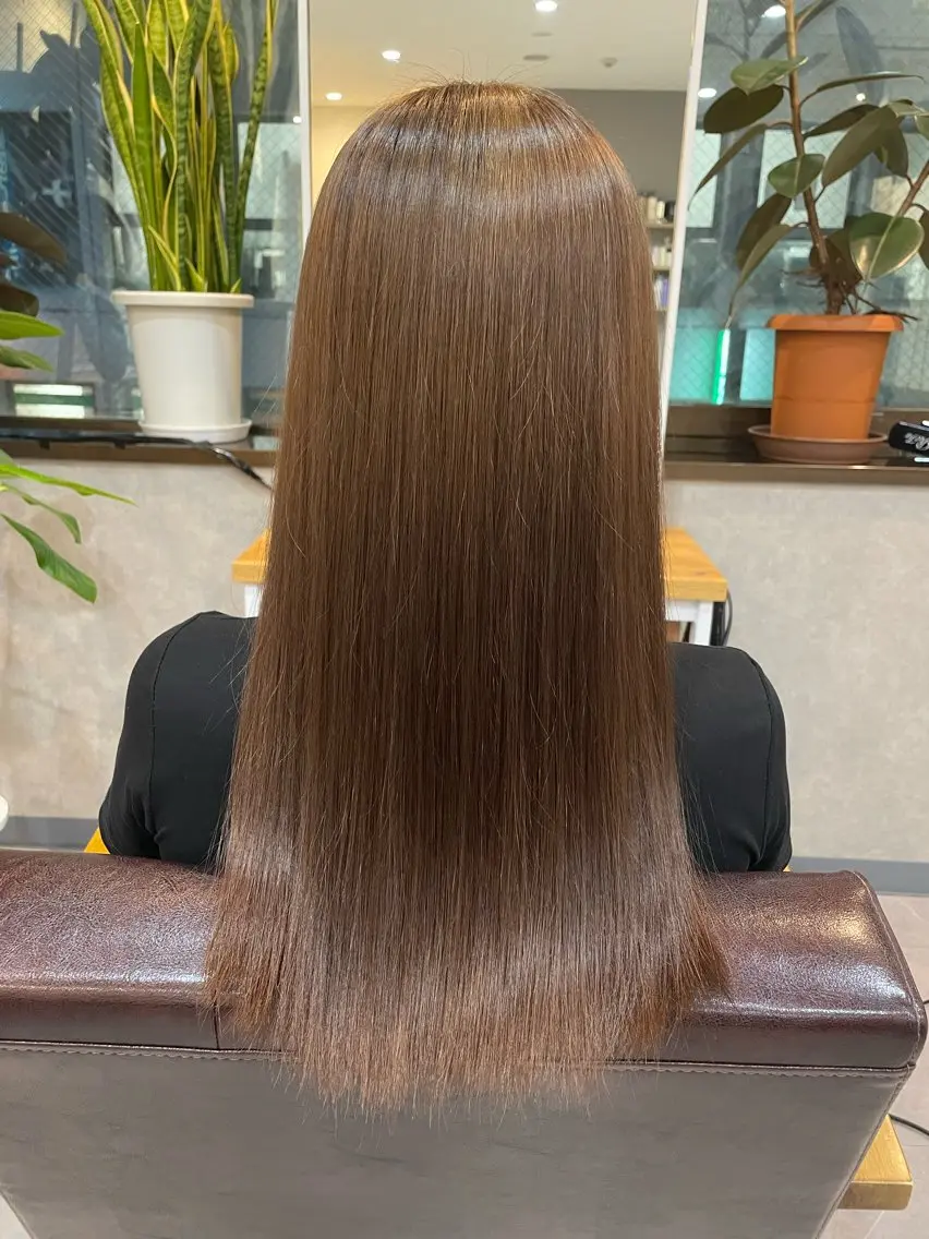 ロング 近澤 佑香のヘアスタイル