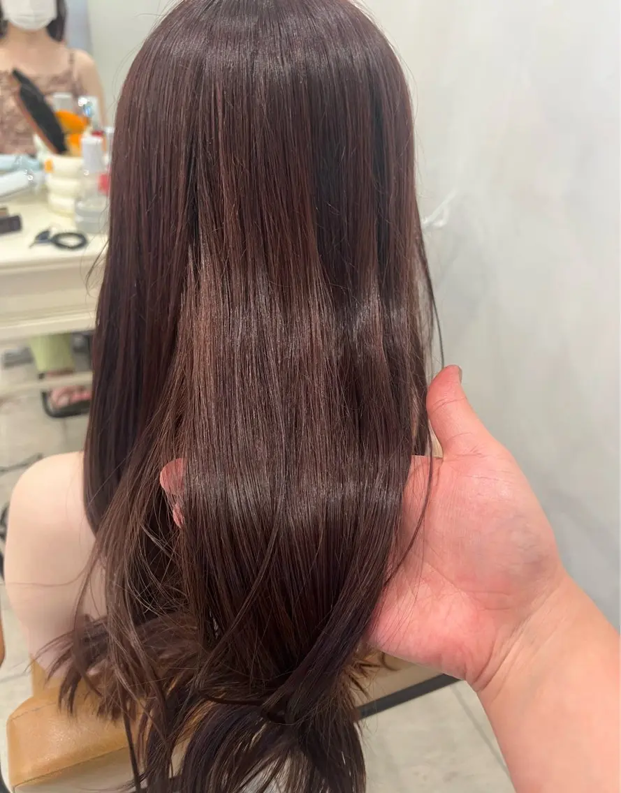 ロング カラー ブラウンカラー ラベンダーカラー ピンクカラー ピンクラベンダー ピンクラベンダーブラウン 🫧うる艶ヘアー🫧 Yukaのヘアスタイル
