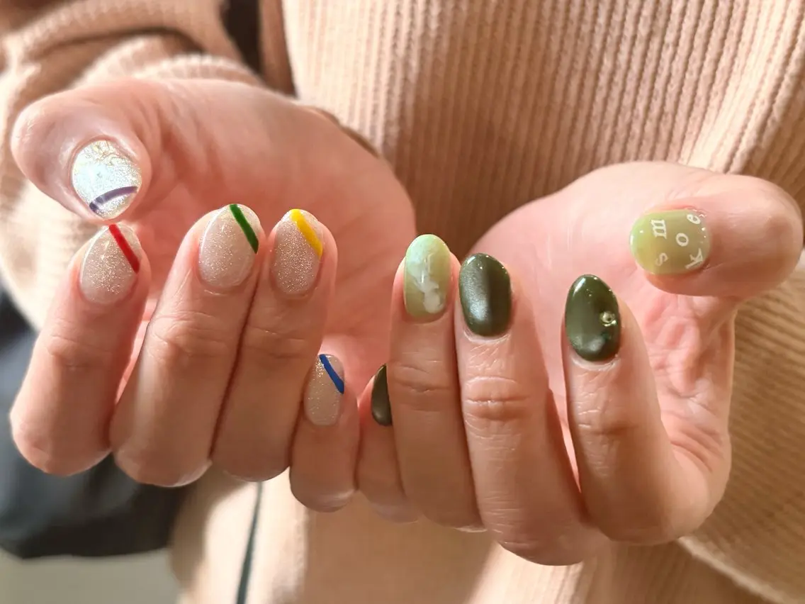 ネイル ハンドネイル フットネイル nail salon mieux(ミュー)のマツエク・マツパデザイン