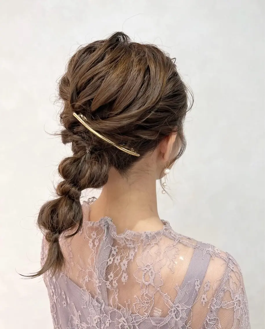 ヘアセット（結婚式参列・成人式・卒業式・入学式）の写真