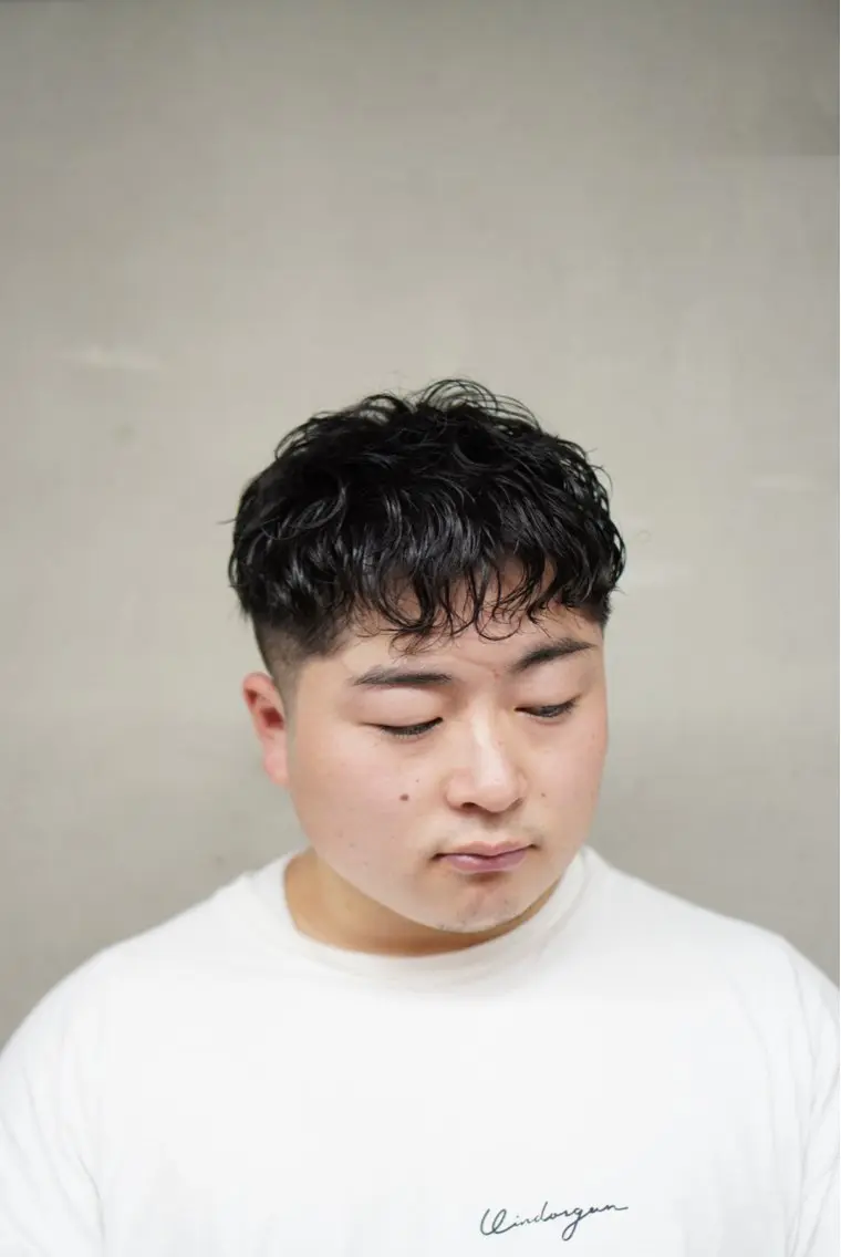 パーマ メンズ メンズパーマ スパイラルパーマ カット パーマ ヘアセット 関 晃哉のヘアスタイル