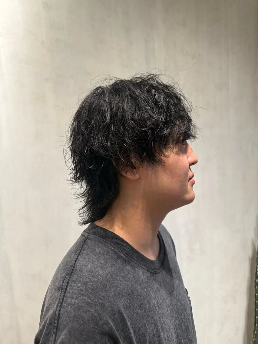 メンズ メンズパーマ shuto/ 本山/ショートモデルのヘアスタイル