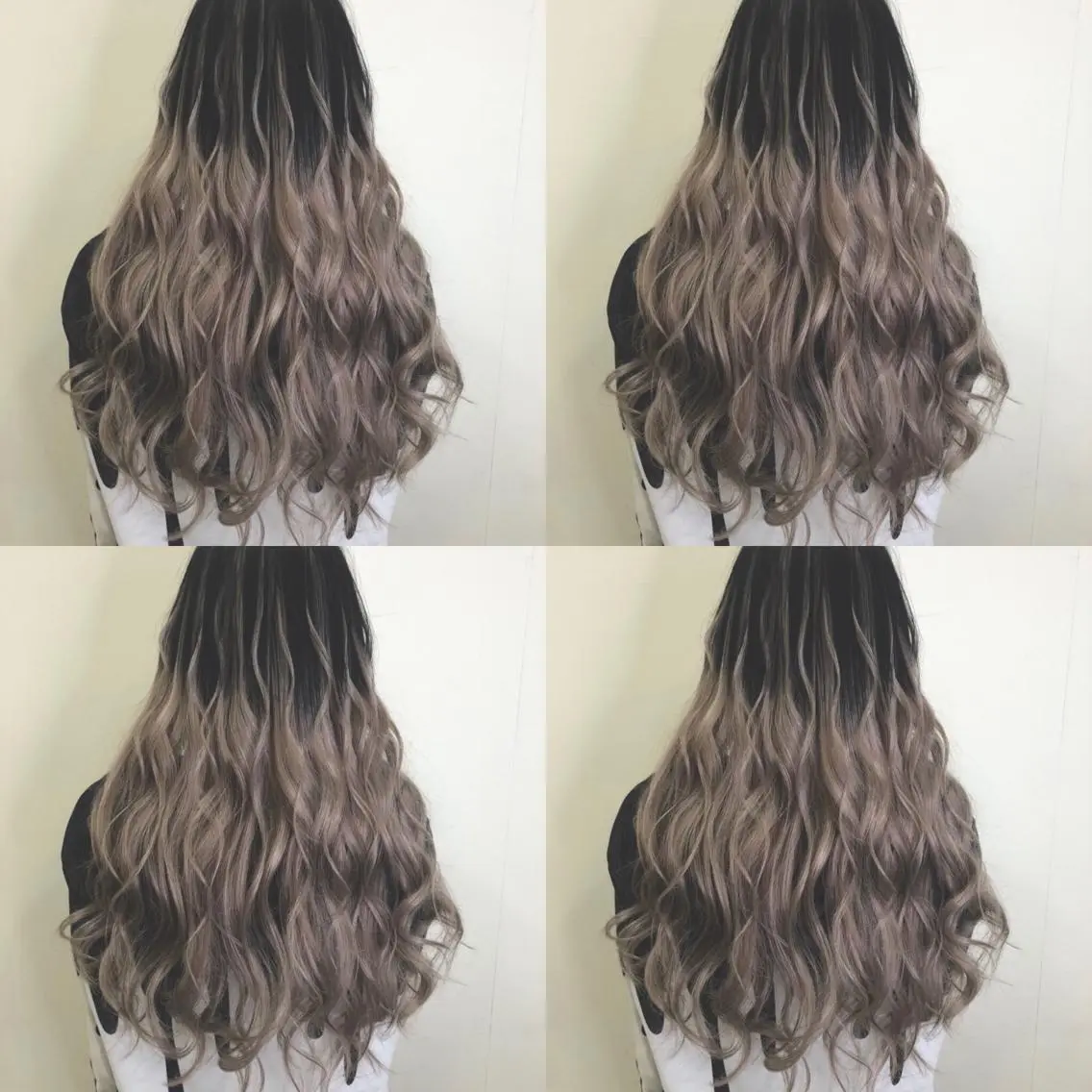 ロング カラー シールエクステ バレイヤージュ エクステ レイヤーカット 🌷MAYU 🌷のヘアスタイル