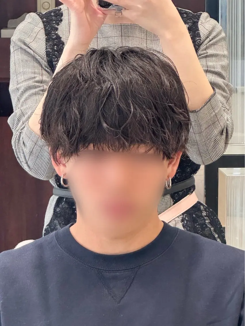 パーマ メンズ 【𝐀𝐬𝐡-池袋 】ひな💭🎀のヘアスタイル