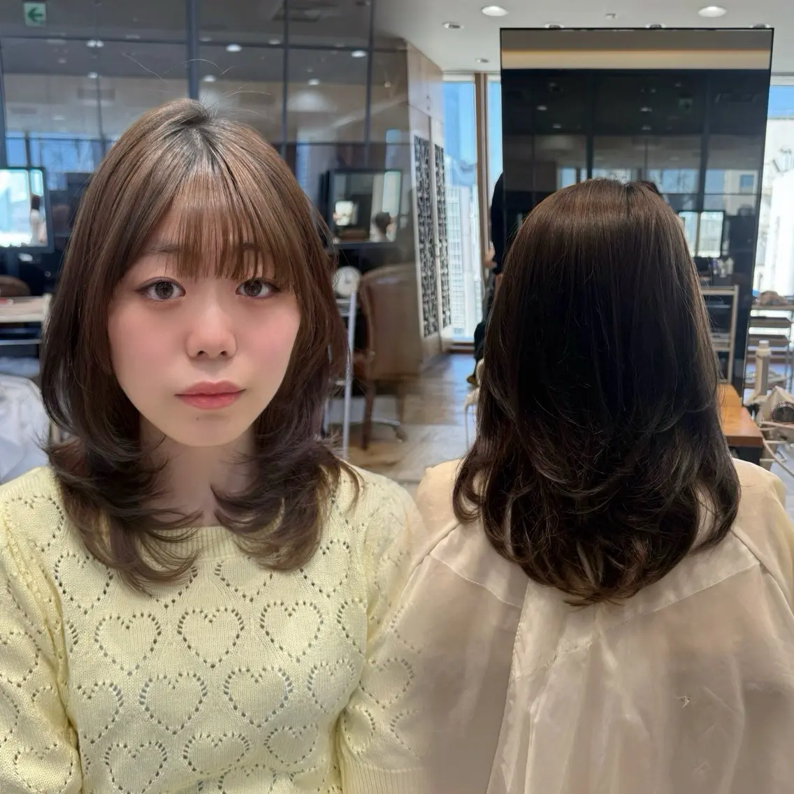 ミディアム レイヤーカット カット トリートメント のん/表参道美容師 /のんめいく💘のその他イメージ
