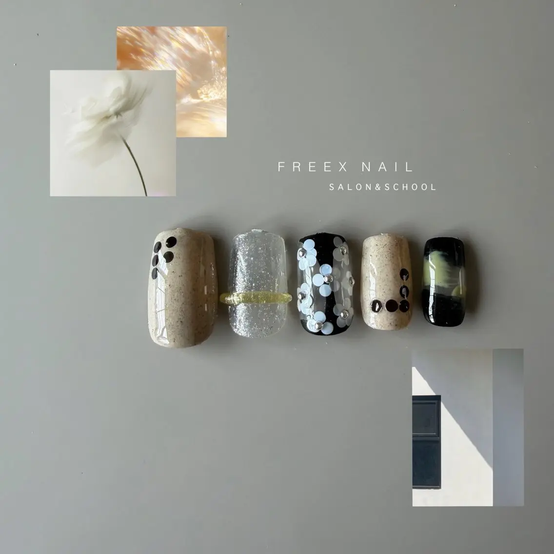 ネイル ハンドネイル ハンドケア freex nail /ニュアンス/個性派のネイルデザイン