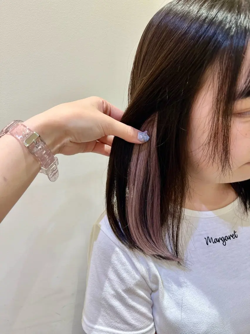 カラー ヘアカラー エクステ エクステ🎀 暖色カラー🎀amiのヘアスタイル