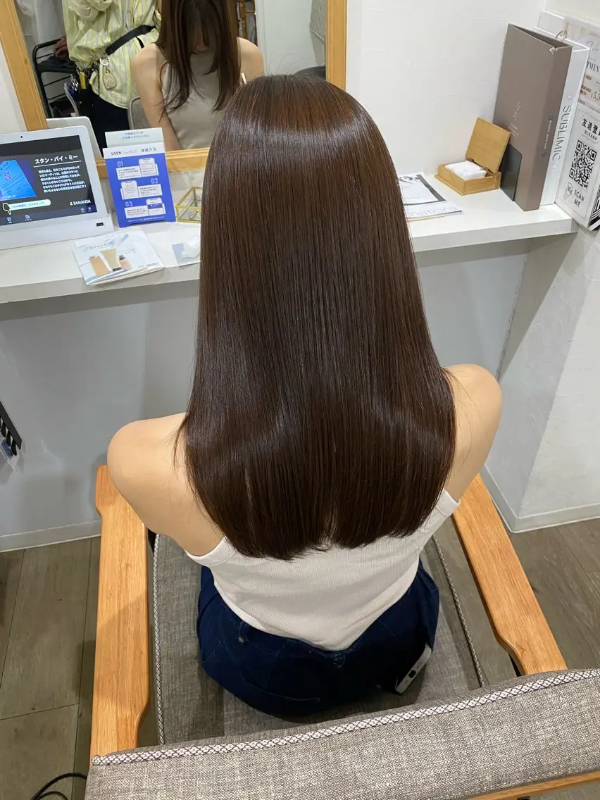 カラー カット ヘアカラー 縮毛矯正 髪質改善サロン 梅田/ヨナミネのヘアスタイル
