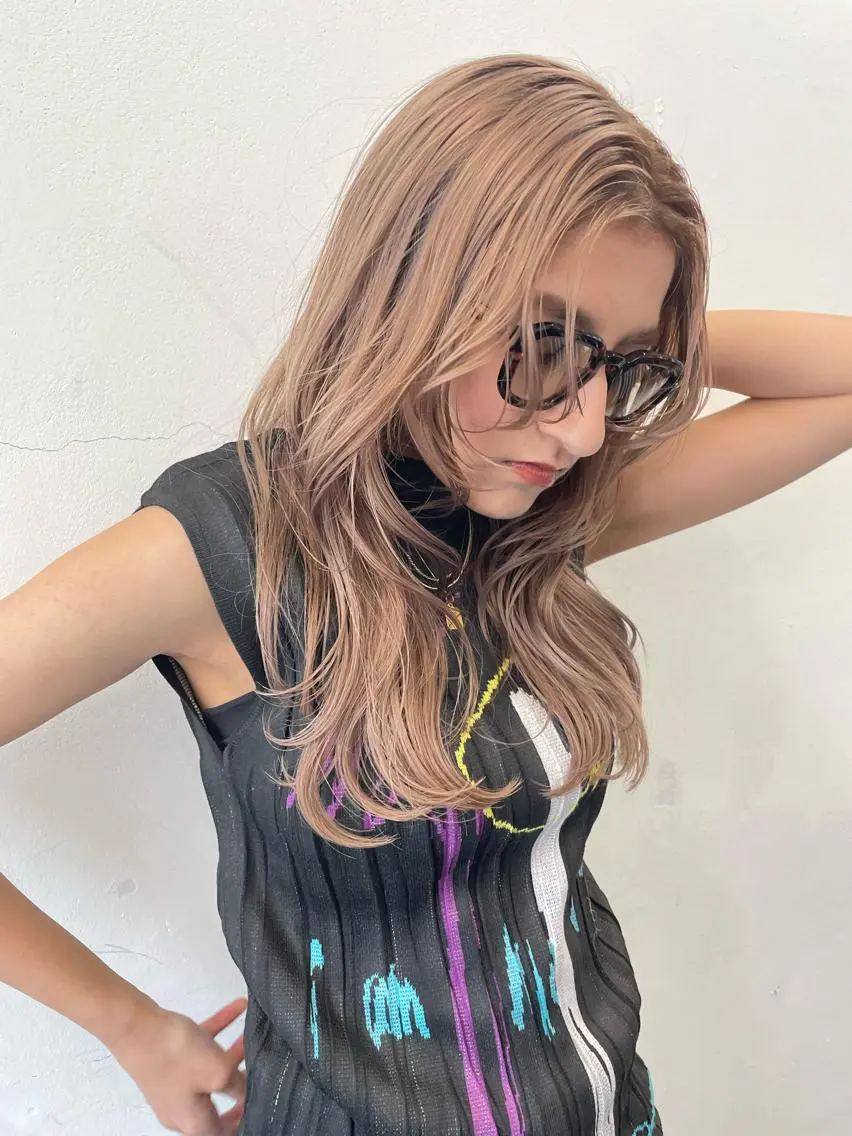 【人気メニュー】プレミアムケアカラー💗➕似合わせカット➕艶コーティングtrの写真