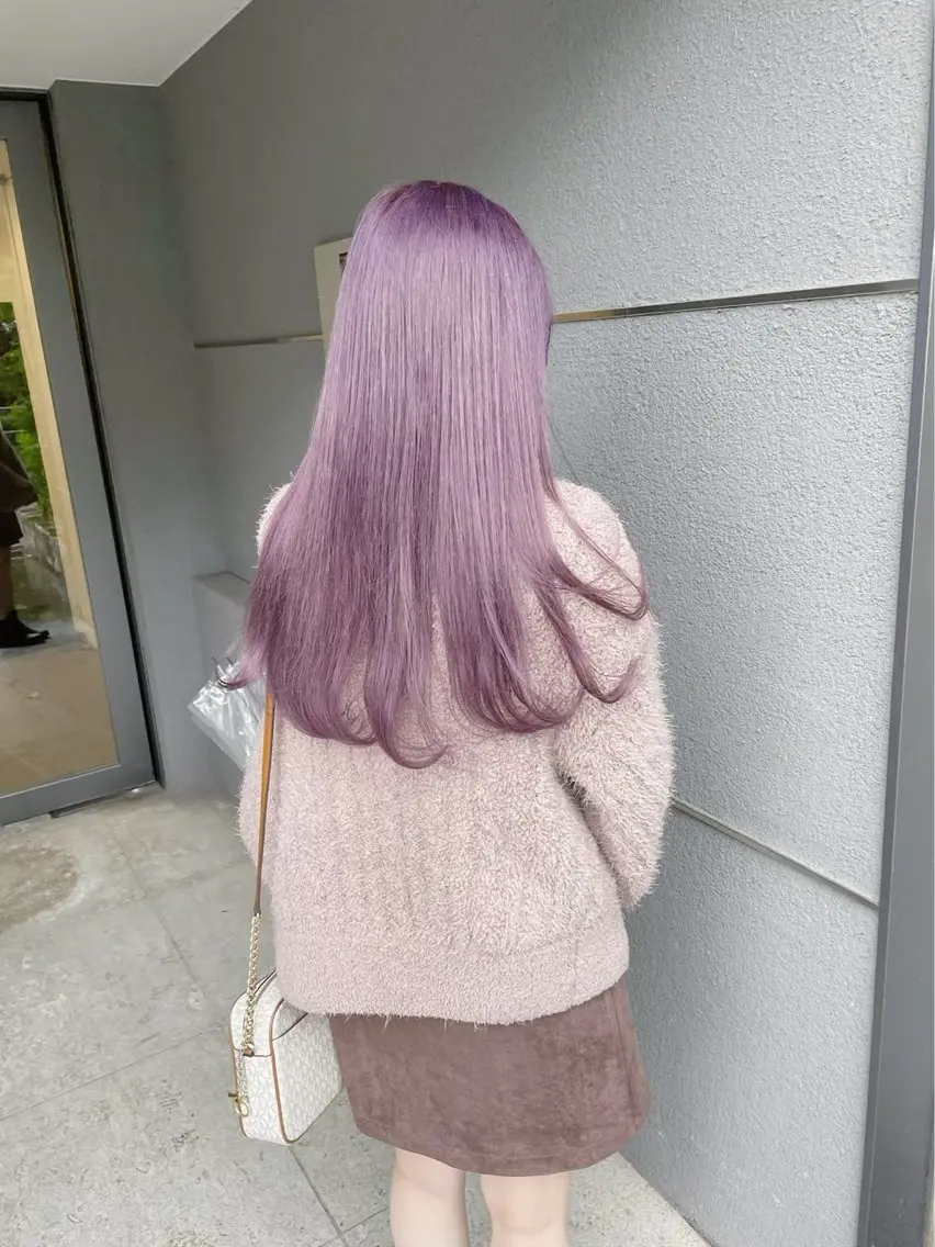 ミディアム カラー カット ヘアカラー トリートメント 💕ブリーチ/ヘアメ 🎀YUUKAのヘアスタイル