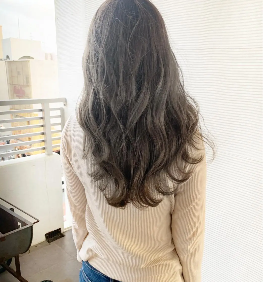 ロング カラー カット ヘアカラー トリートメント NAO ☆のヘアスタイル