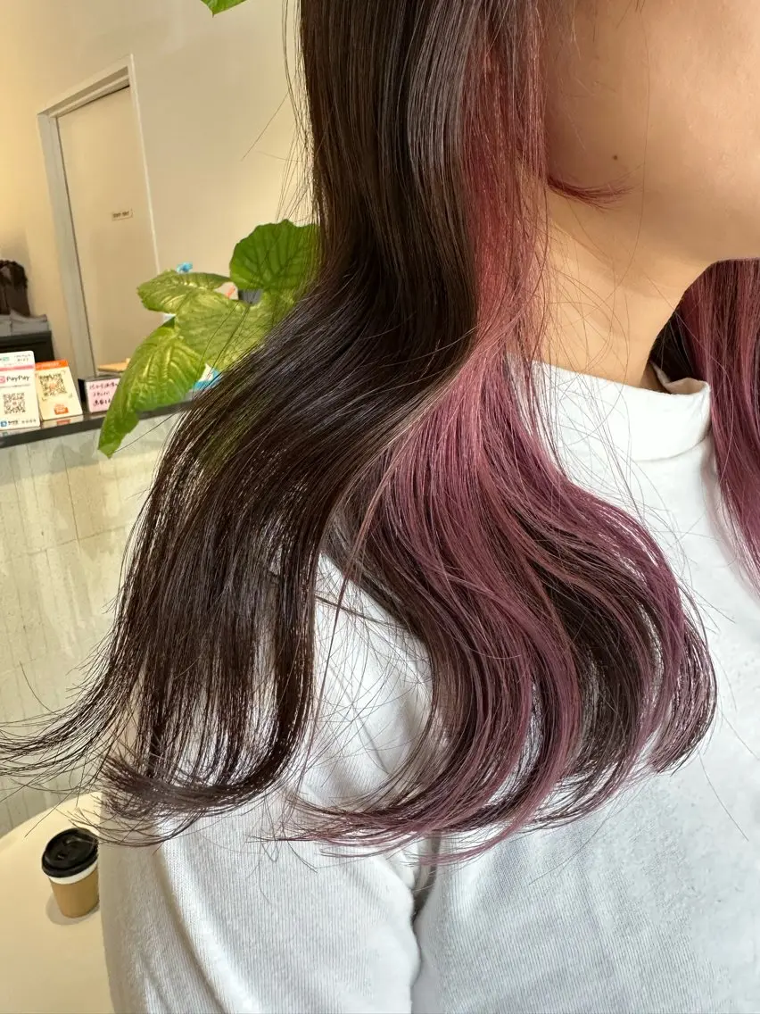 カラー ヘアカラー 相原 百華のヘアスタイル