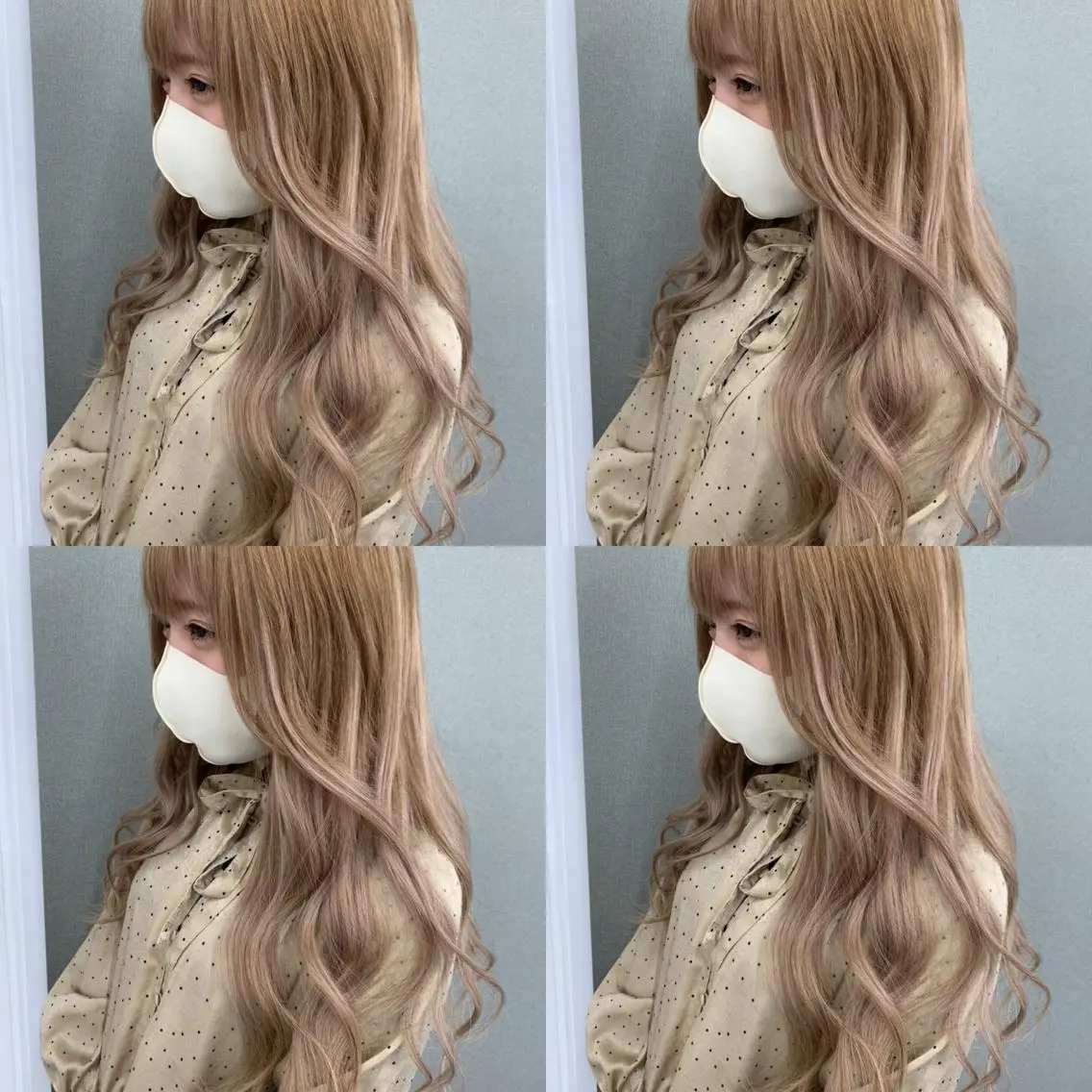 ロング プルエクステ エクステ ハイライト ヨシンモリ 韓国風ヘア ヘアカラー エクステ プルエクステ 🖤MIYUのヘアスタイル
