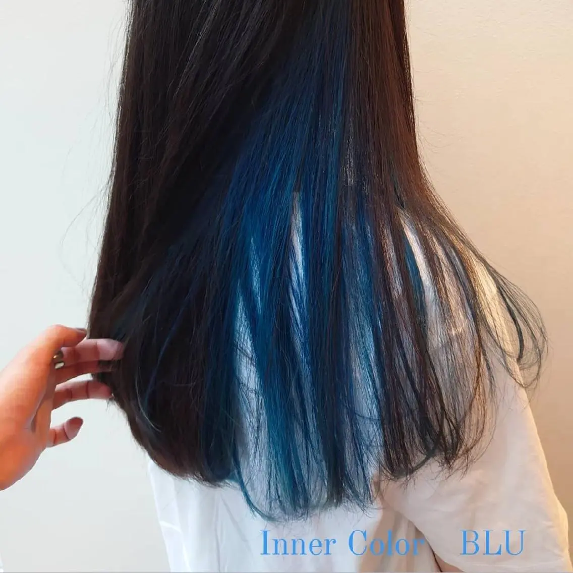 ロング カラー ブルーカラー ヘアカラー 髪質改善/ブリーチ 田代 龍我のヘアスタイル