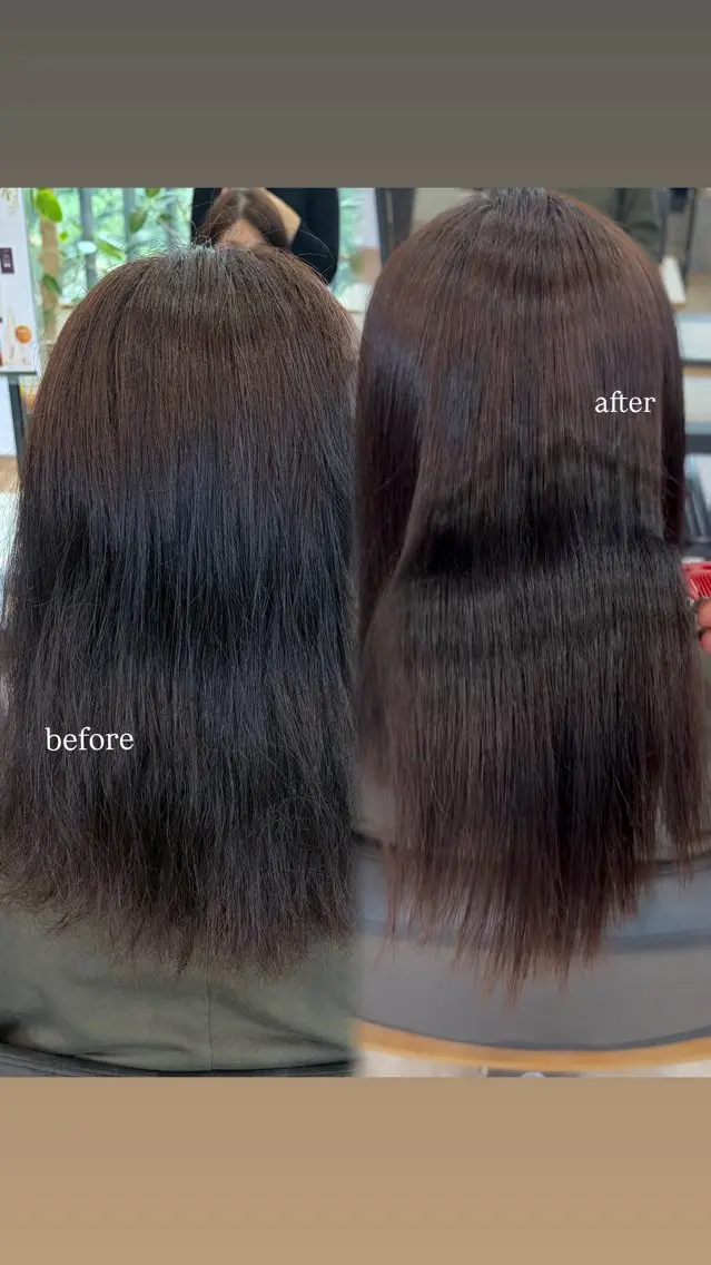 縮毛矯正 入里 彩心のヘアスタイル