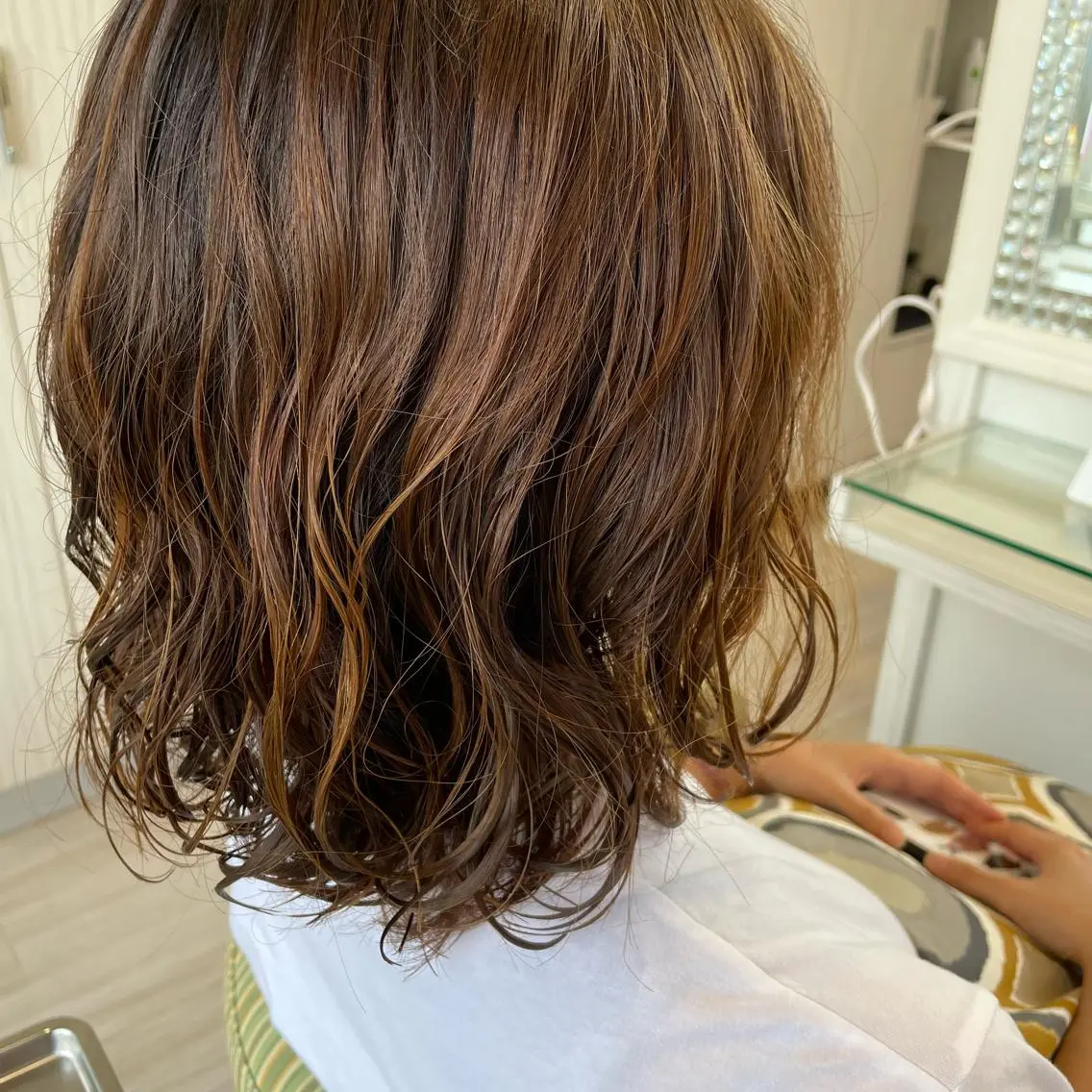 ミディアム ミディアムパーマ MAI /BUCKS/天王寺のヘアスタイル