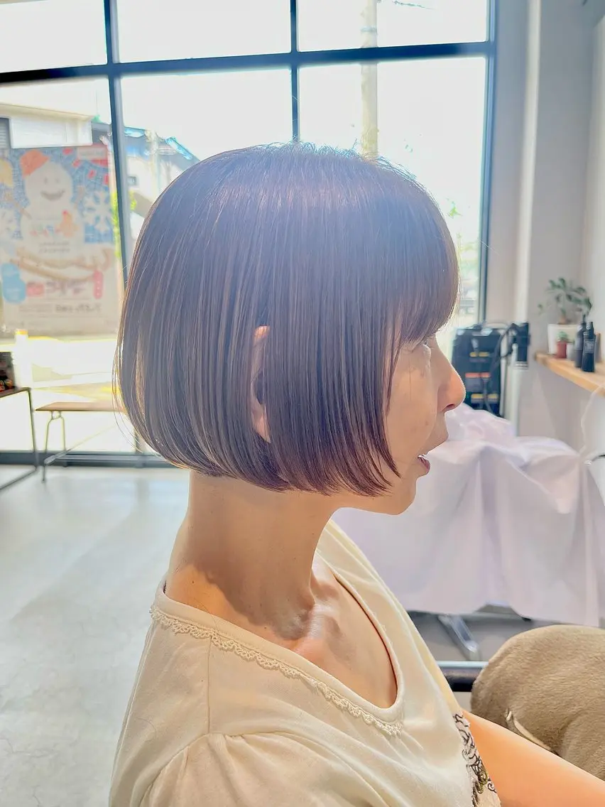ショート カット トリートメント ⭕️白髪のお悩み 解決します⭕️のヘアスタイル
