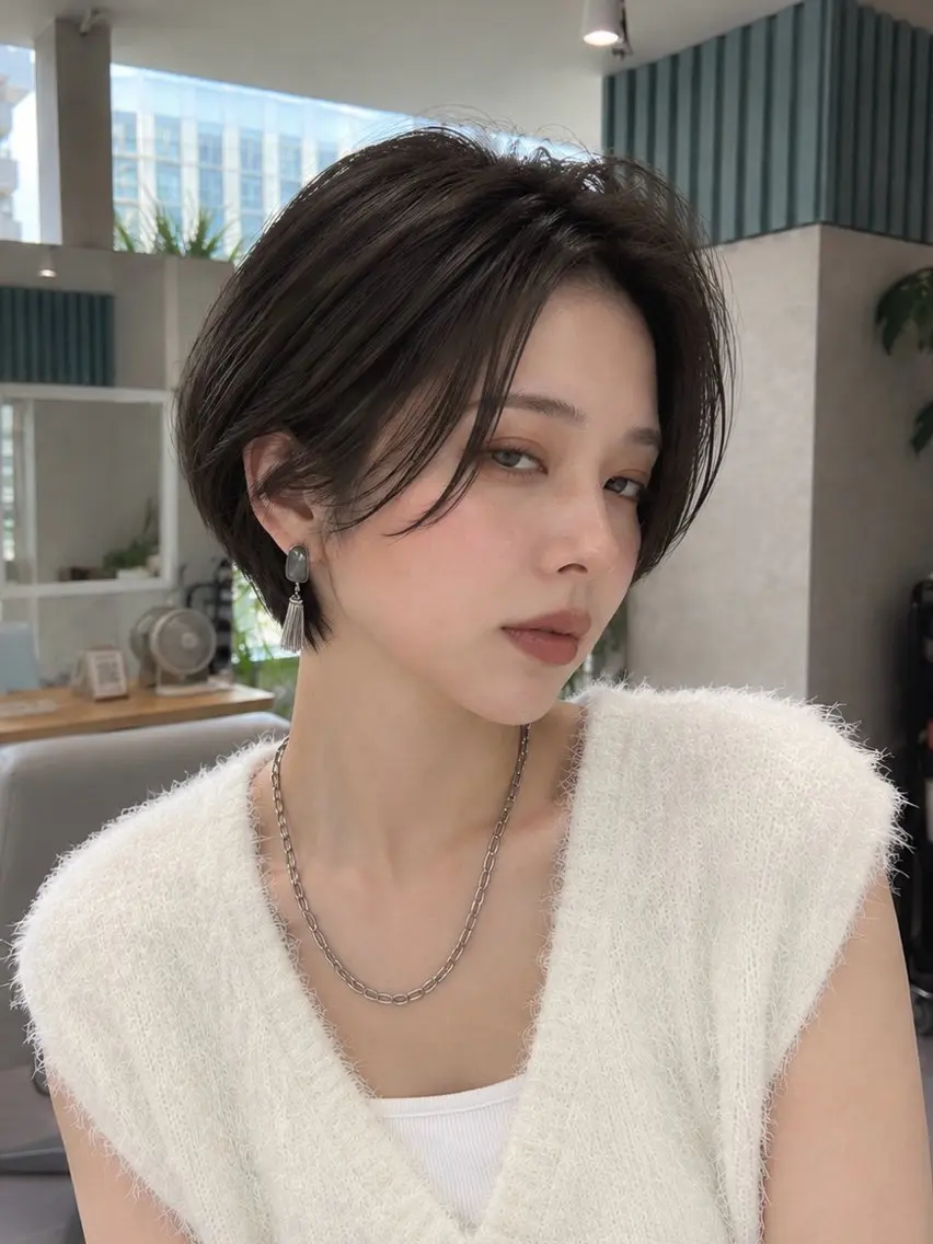 ショート カット ヘアカラー トリートメント 🌙似合わせカット 🌙aiのヘアスタイル