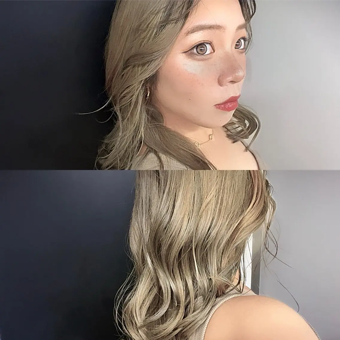 ロング カラー ヘアカラー トリートメント 🤩噂のMr.髪ポジ ティブ®️yu🤩のヘアスタイル