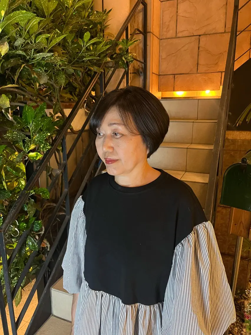 ショート ショートヘア 柴田 葉月のヘアスタイル