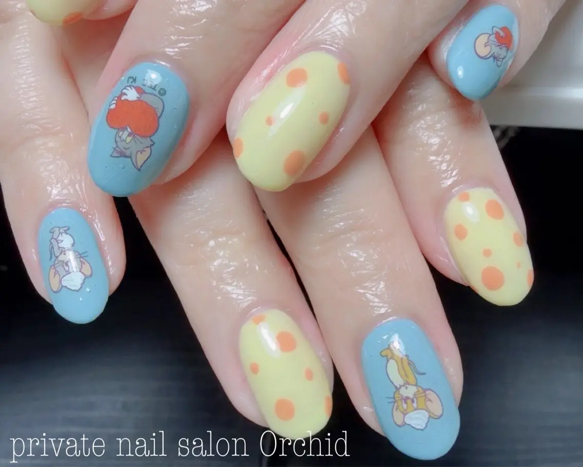 ネイル 持ち込み ハンドネイル nail salon Orchidのネイルデザイン