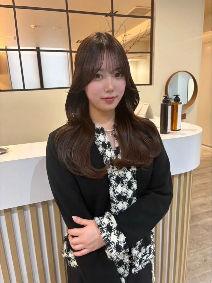 ロング ヘアセット 大木 唯月のヘアスタイル