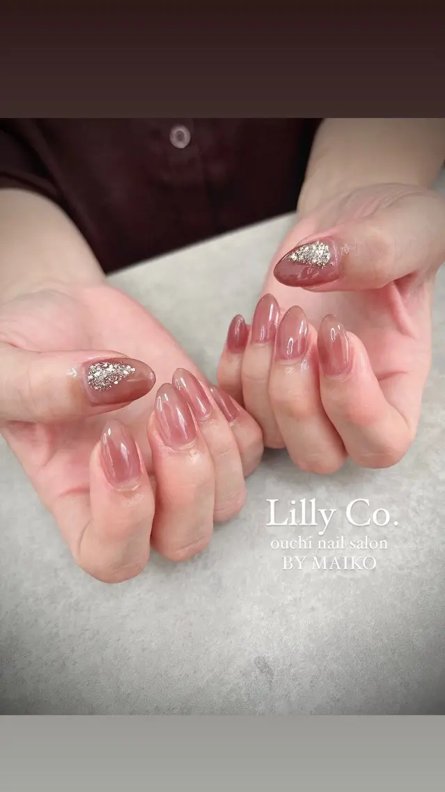 ネイル ワンカラーネイル ハンドネイル ハンドケア Lilly Co.のネイルデザイン