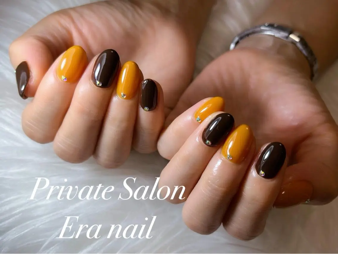 ネイル ワンカラーネイル ハンドネイル Era nailのネイルデザイン