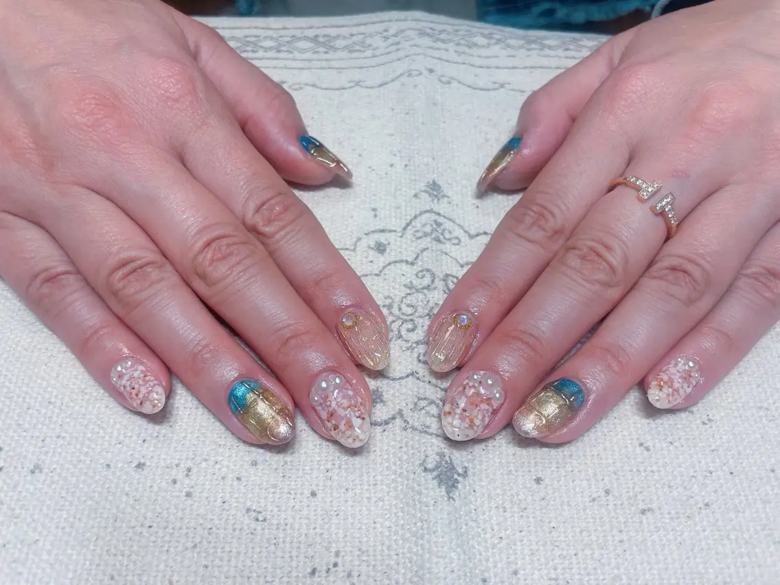 ネイル ハンドネイル ハンドケア ゆ か_Nails💫のネイルデザイン