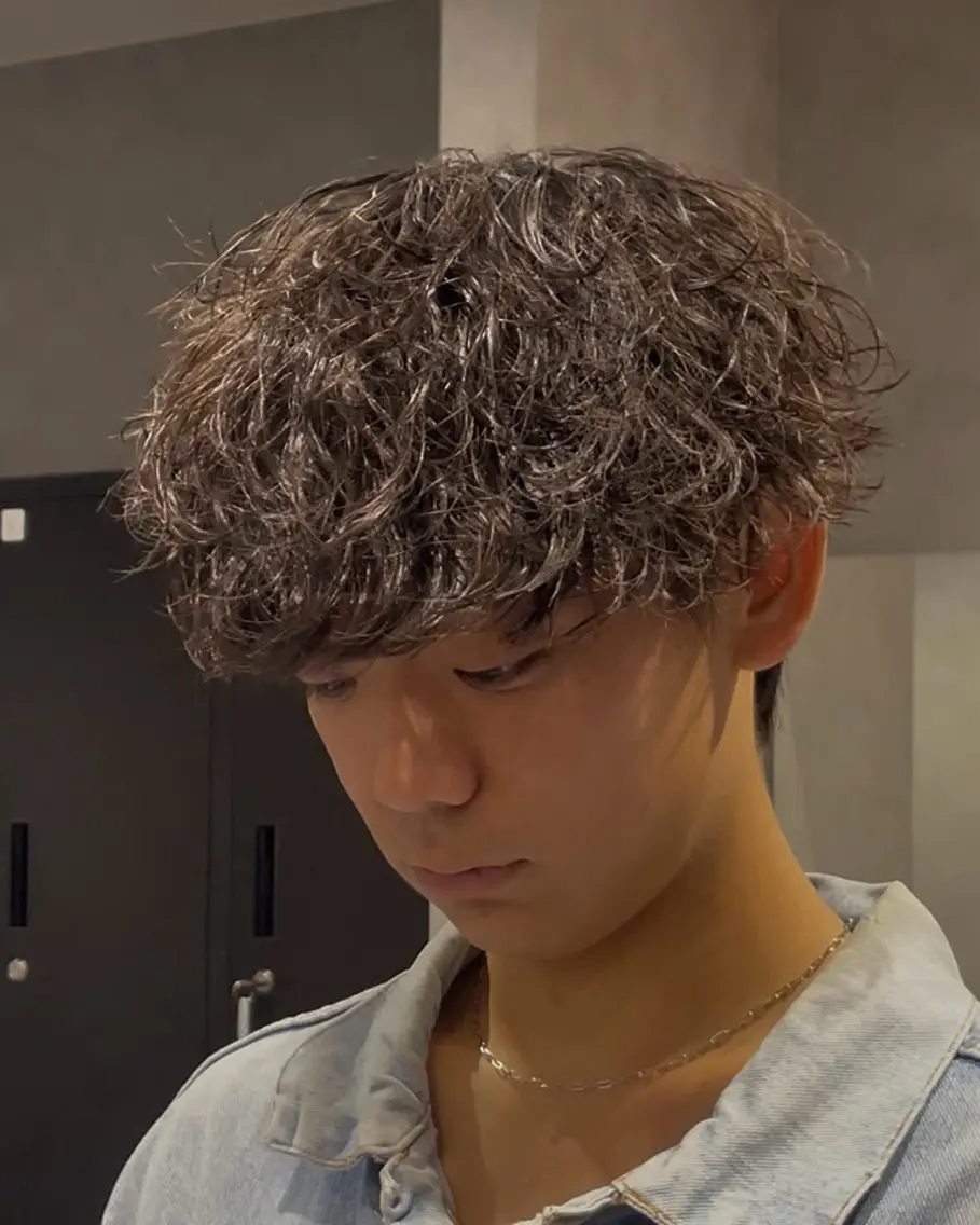 メンズ 「曲がる縮毛矯正」 メンズパーマ職人馬場のヘアスタイル