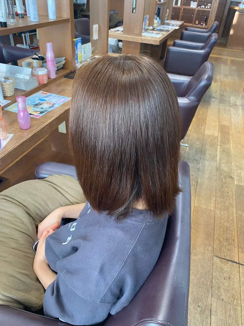ミディアム カラー 有田 隼のヘアスタイル