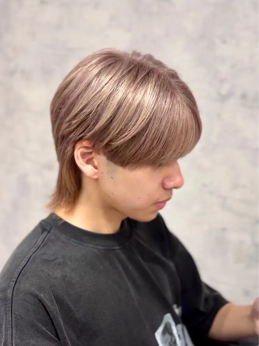 カラー メンズ ヘアカラー メンズスタイル 💇🏻♂️りきのヘアスタイル