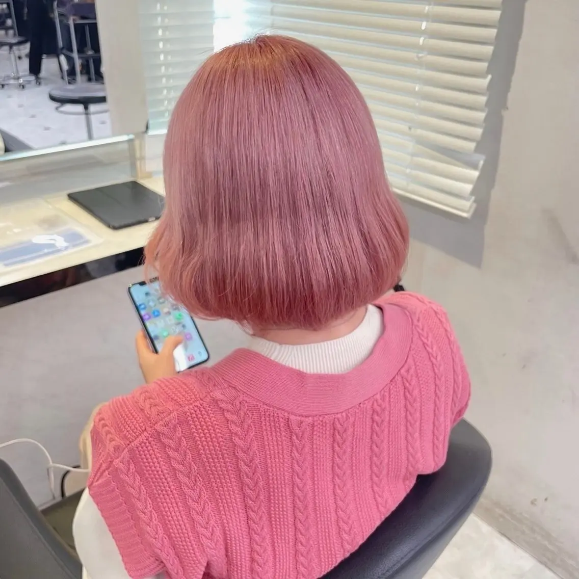 ミディアム ヘアカラー 似合わせ艶カラー🪽 ひかる🪽のヘアスタイル