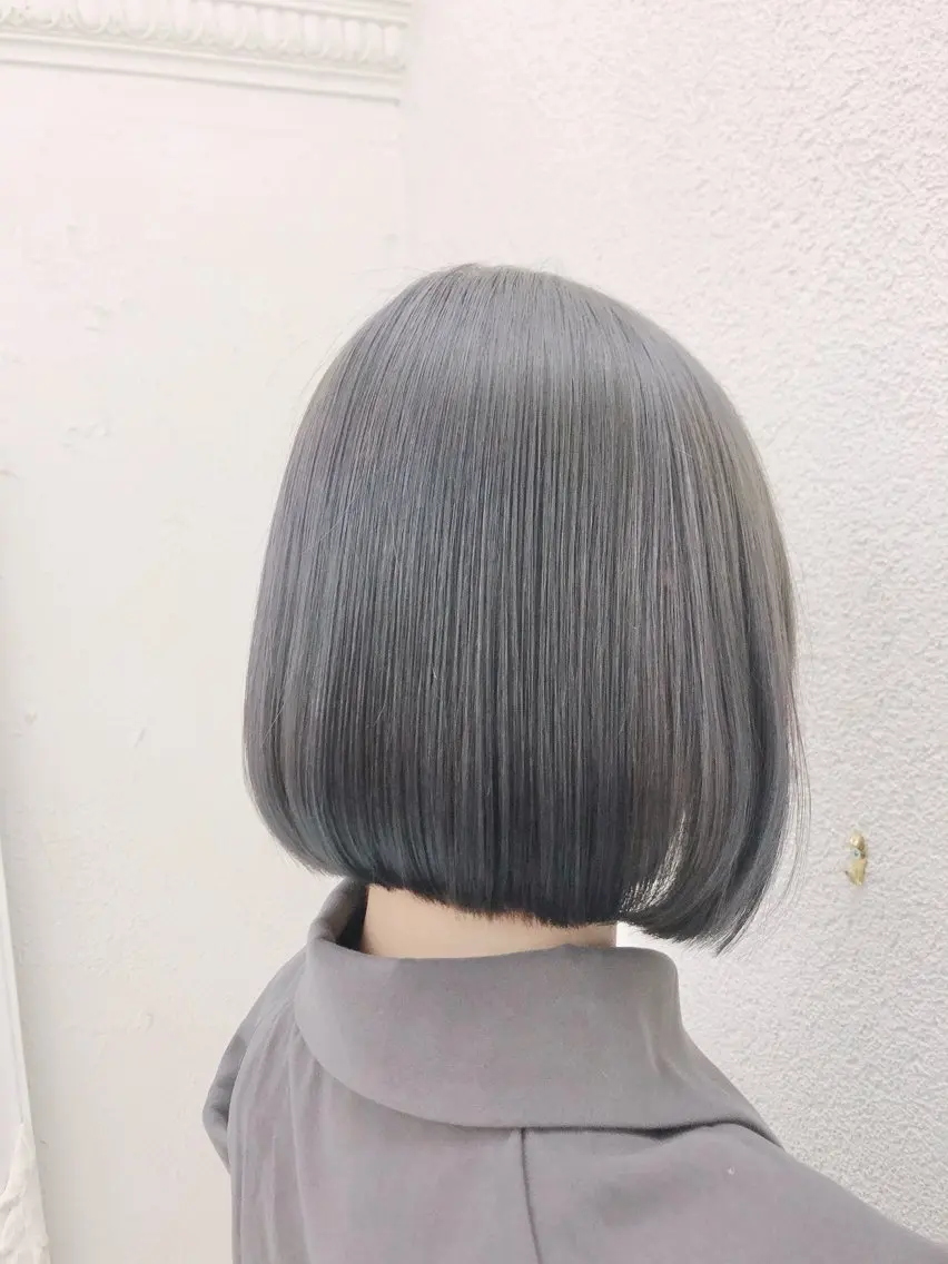 カラー ボブカット/ 尾崎龍聖のヘアスタイル