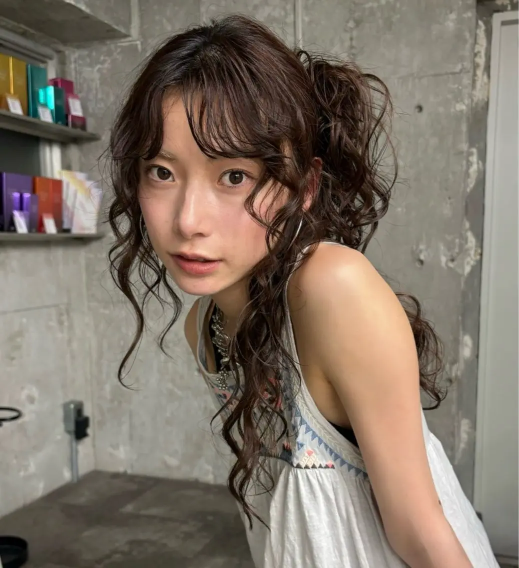 セミロング ヘアアレンジ ヘアセット ヘアアレンジ/ カラー❤️miyuuのヘアスタイル
