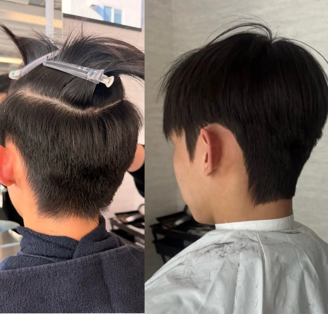 【韓国ヘアの定番！】｢🇰🇷🚹韓国メンズカット🚹🇰🇷｣＋｢🇰🇷韓国式ダウンパーマ🇰🇷｣の写真
