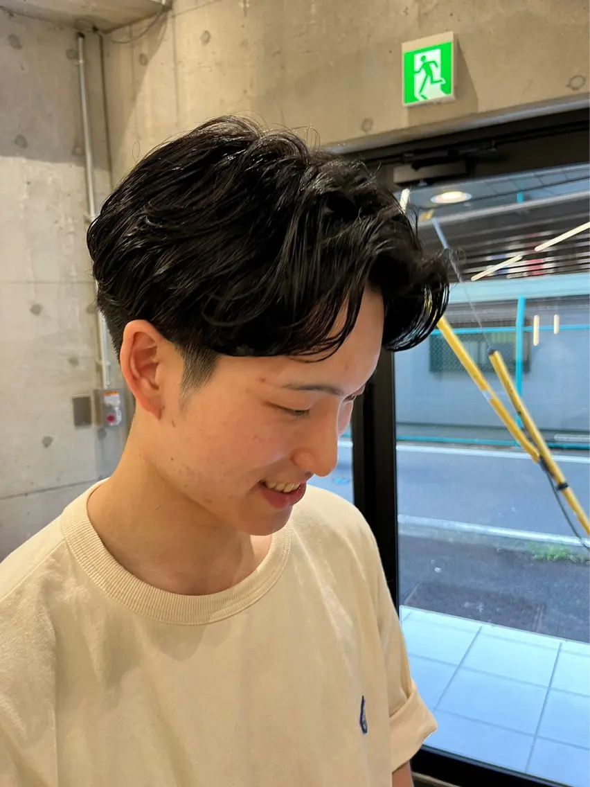 パーマ メンズ 伊藤 壮尭のヘアスタイル