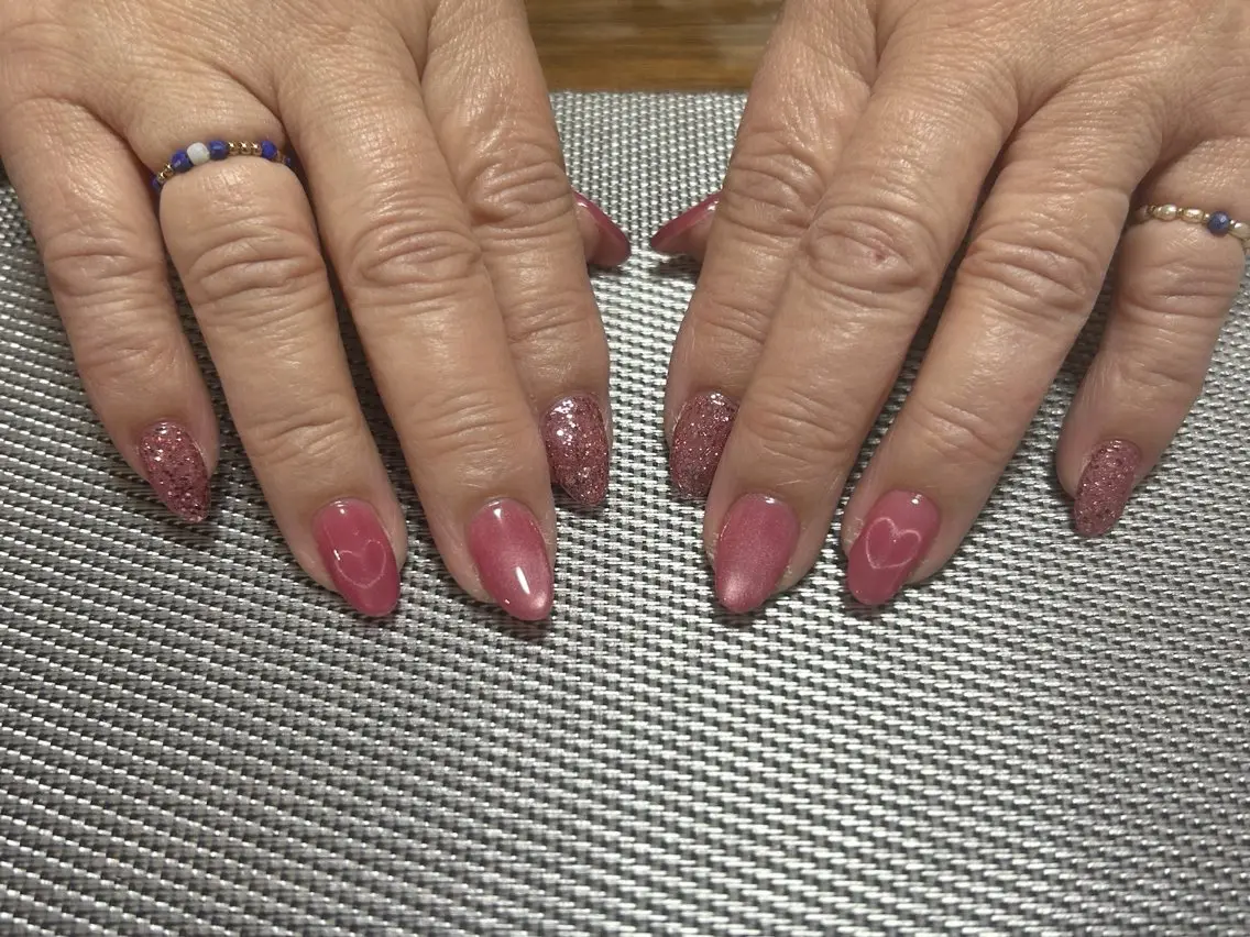 ネイル ハート ハンドネイル i nailのネイルデザイン