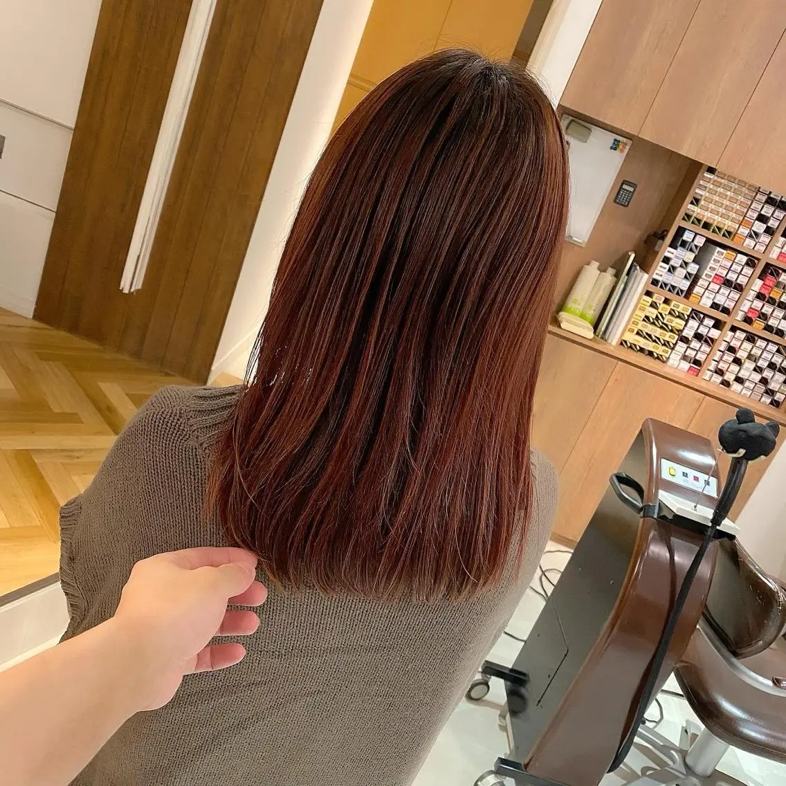 ミディアム 髪質改善 トリートメント 酸熱トリートメント 髪質改善特化 安東駿介のヘアスタイル