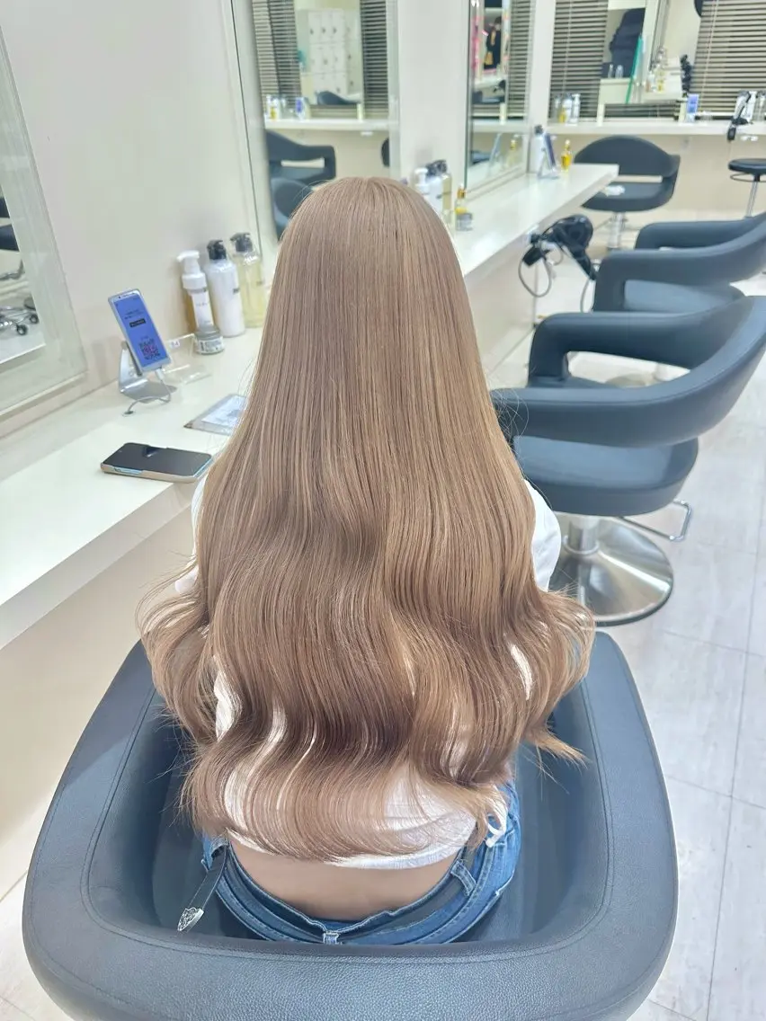 ロング カラー ヘアアレンジ 🎀 yuuka🎀のヘアスタイル