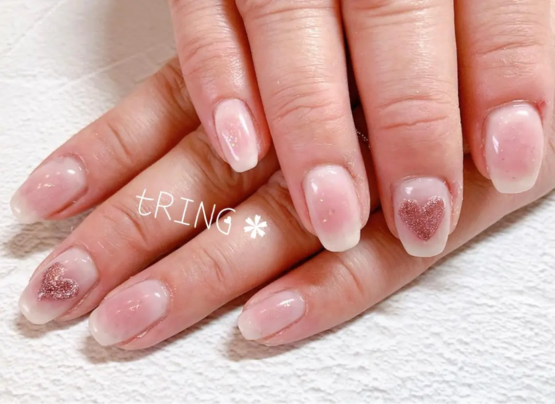 ネイル ハンドネイル tRING＊ しいの木台のネイルデザイン