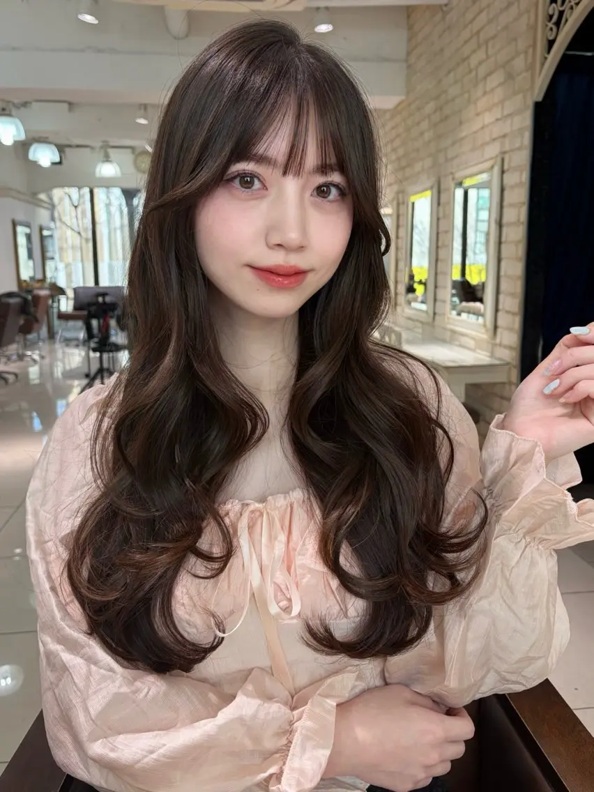 ロング フォルテ青山 カットカラー0円のヘアスタイル