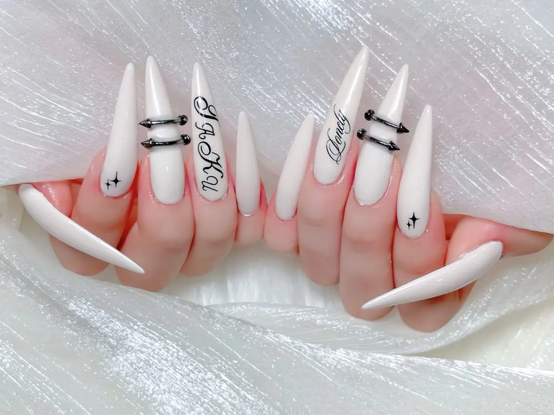 ネイル ブルー ジェルネイル ガーリー グラデーション グリーン ハンドネイル Rin Nail 新大久保店のネイルデザイン