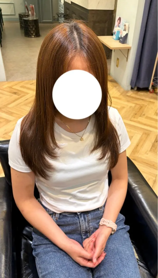 ミディアム レイヤーカット 渋谷 みゆのヘアスタイル