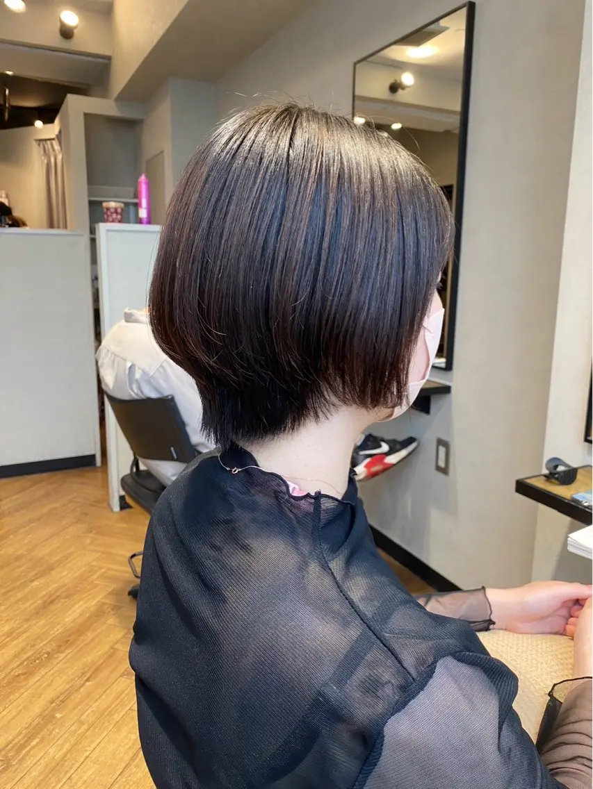 ショート ショートヘア 木寺 樹莉のヘアスタイル