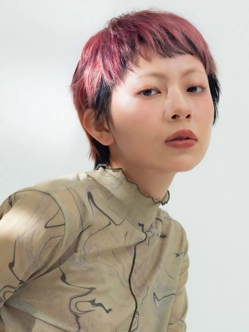 カラー デザインカラー 橋本 and Kおもろまちのヘアスタイル